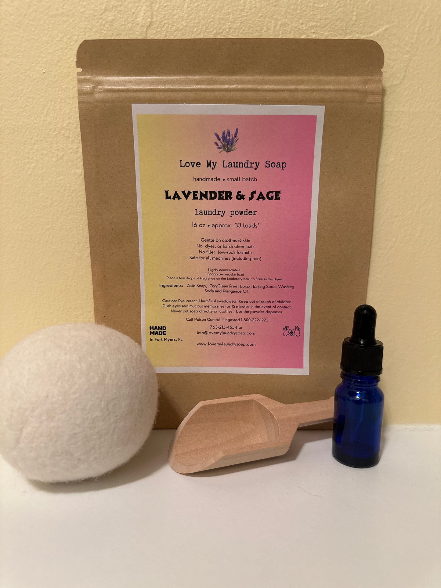 Lavender & Sage Laundry Soap